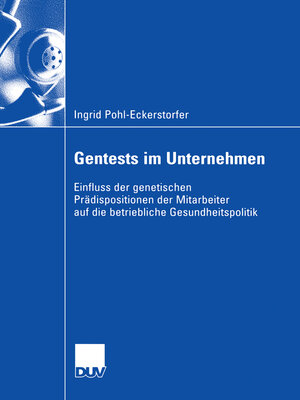 cover image of Gentests im Unternehmen